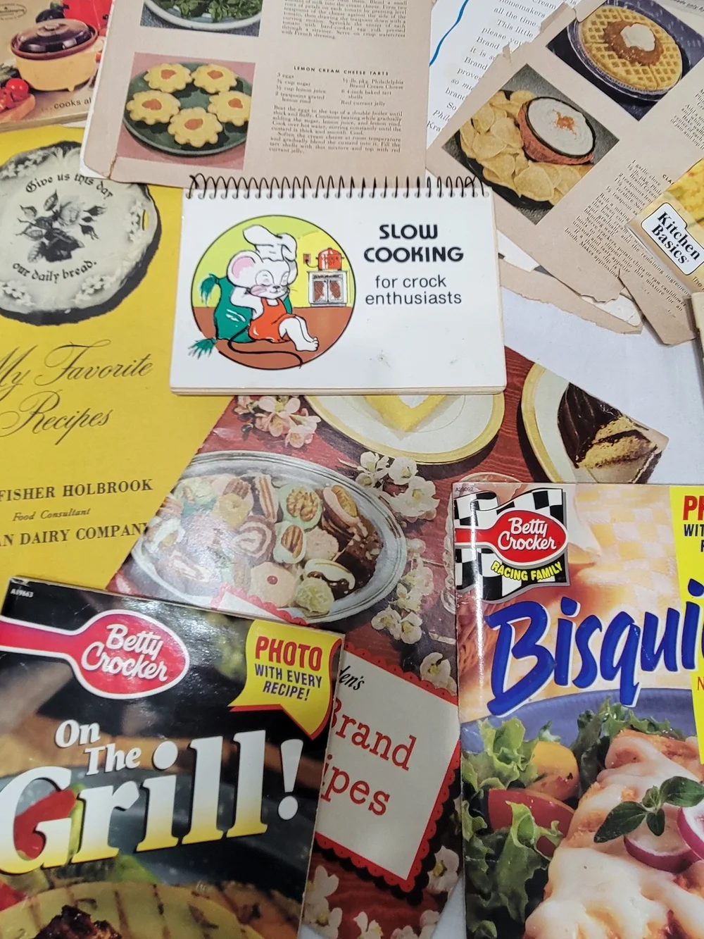 Betty Crocker Pillsbury Philadelphia Vintage Recipe Booklets Cards Lot